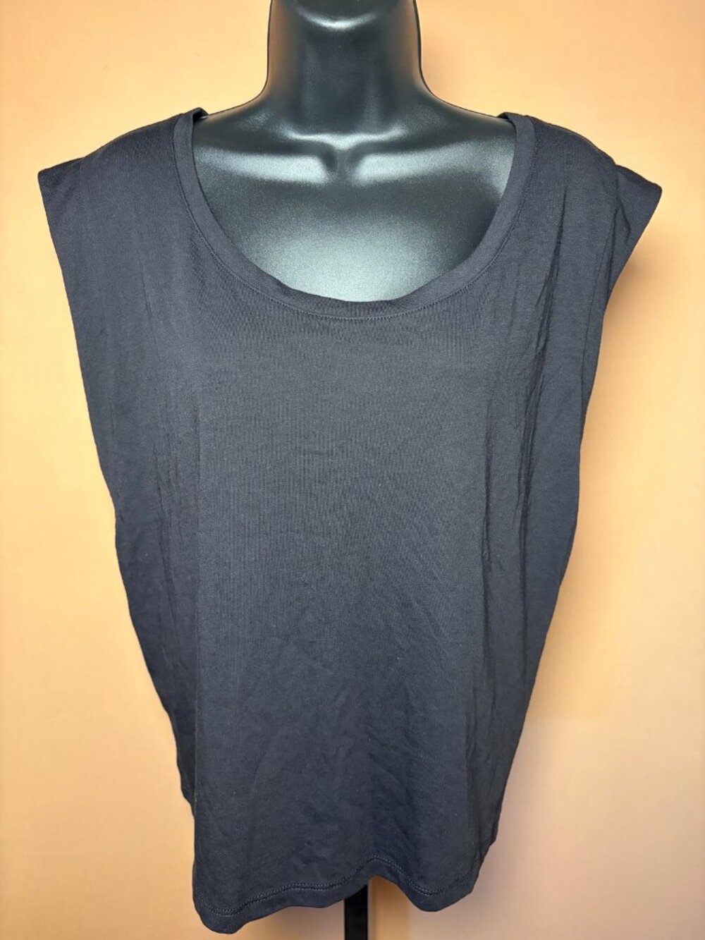 White House Black Market Black Sleeveless Top - Size L